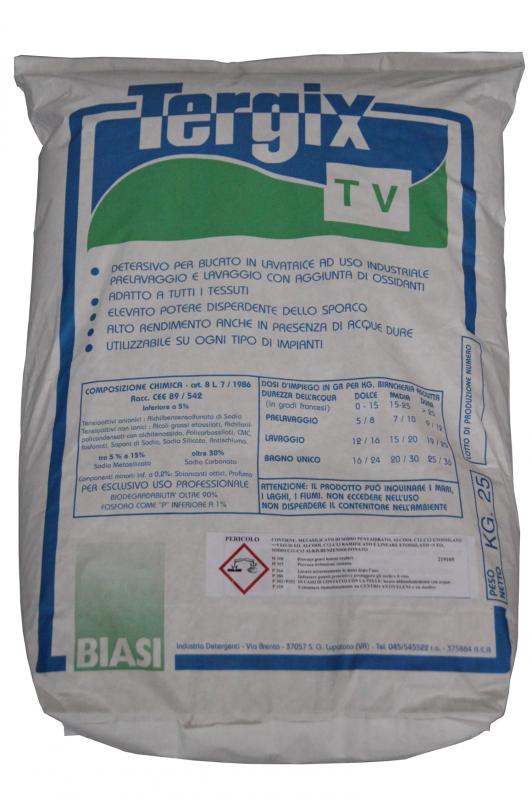 Detersivo in polvere per biancheria da sala